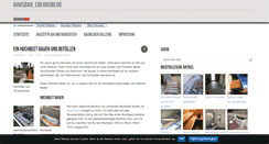 Desktop Screenshot of hausbaublog.com