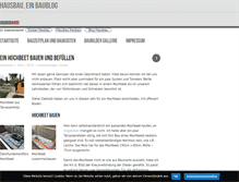 Tablet Screenshot of hausbaublog.com